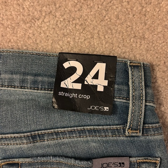 NWT Joes Jeans straight crop 24 distressed - Picture 3 of 4